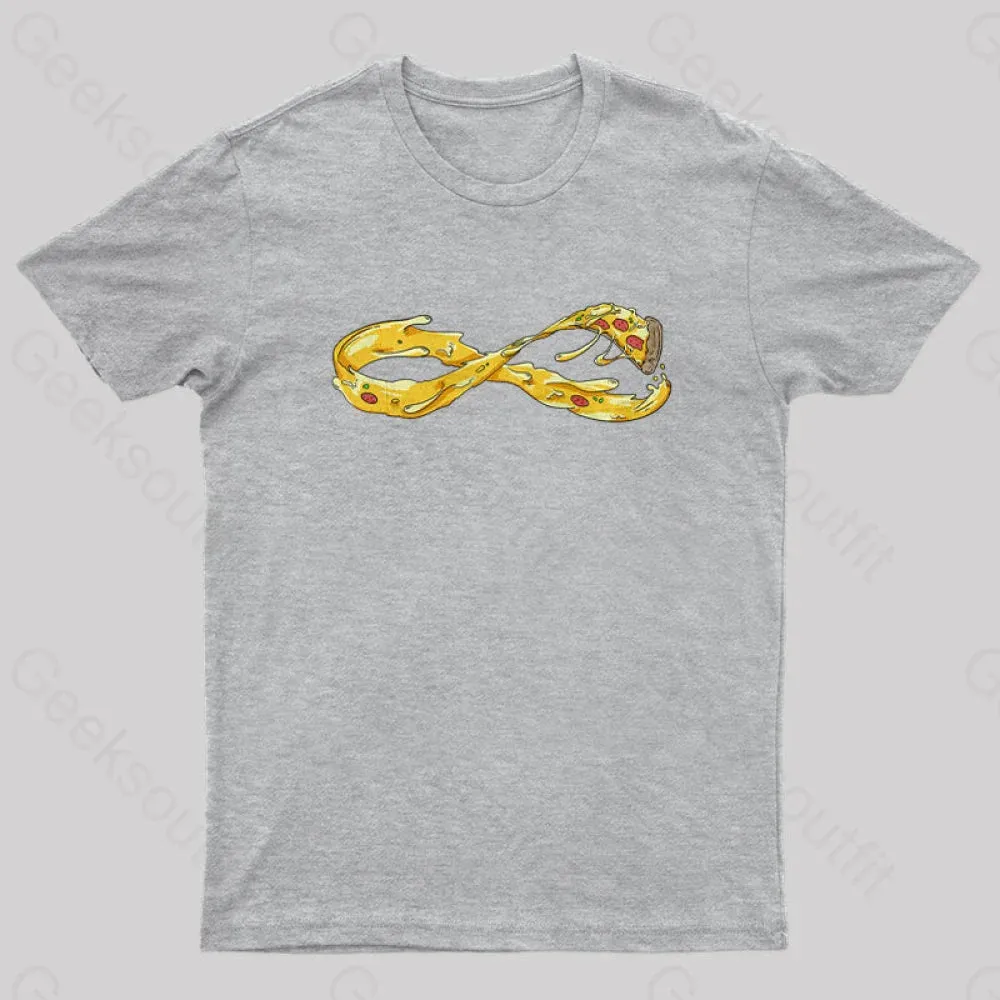 Pizza Infinity Geek T-Shirt - Image 7