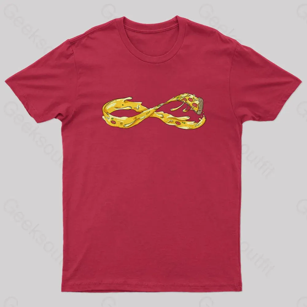 Pizza Infinity Geek T-Shirt - Image 5