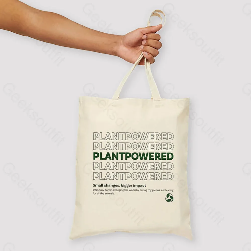 Plant Powered Unisex Tote Bag - Image 2