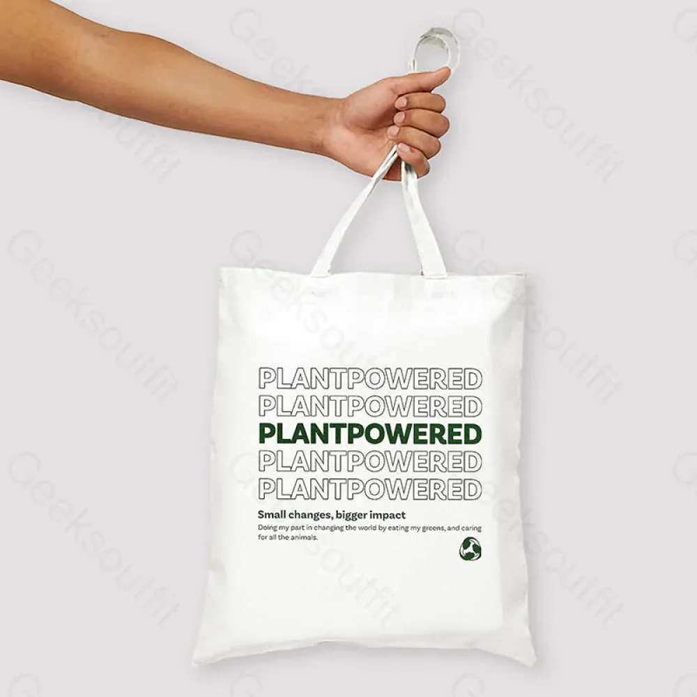 Plant Powered Unisex Tote Bag