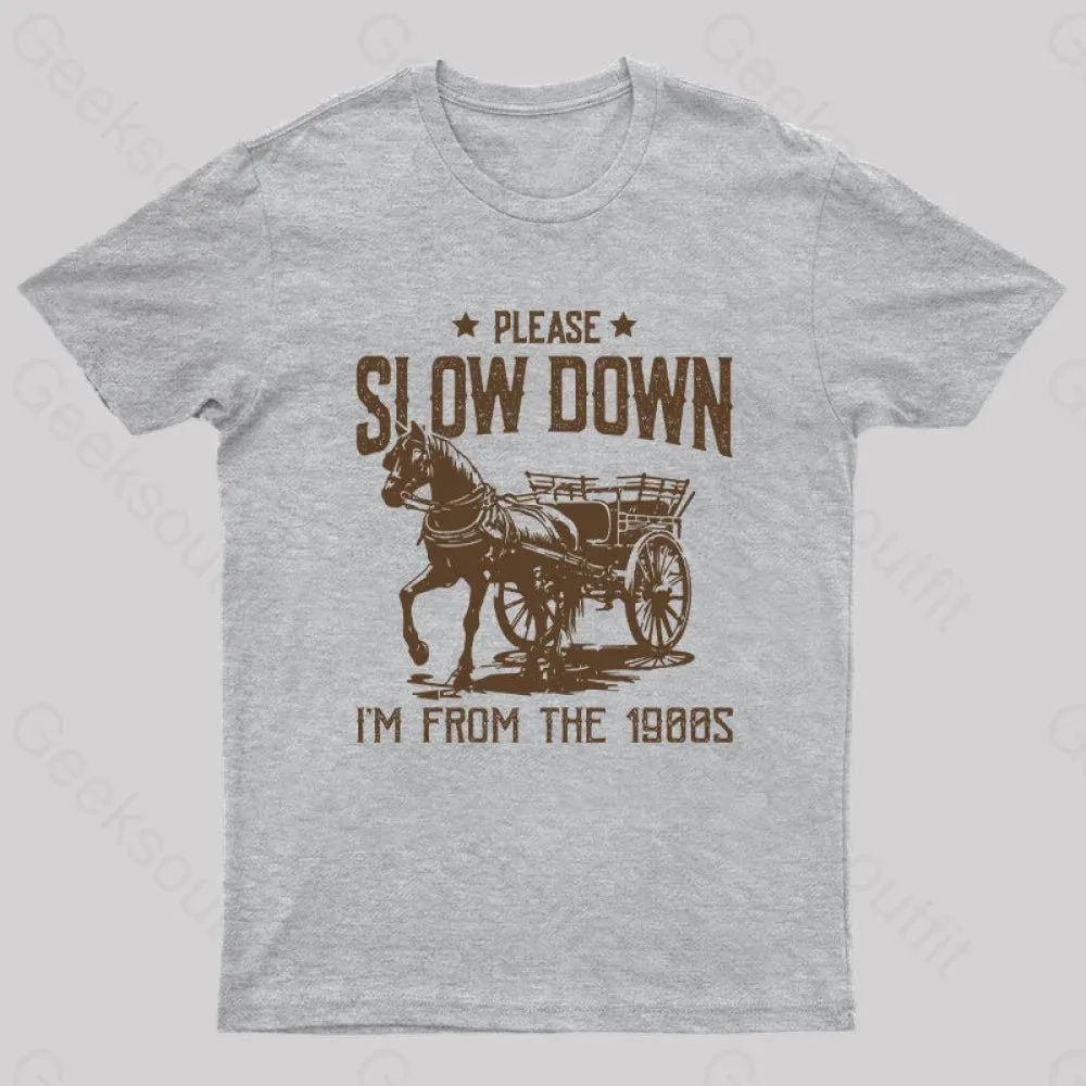 Please Slow Down I‘m From The 1900s T-Shirt