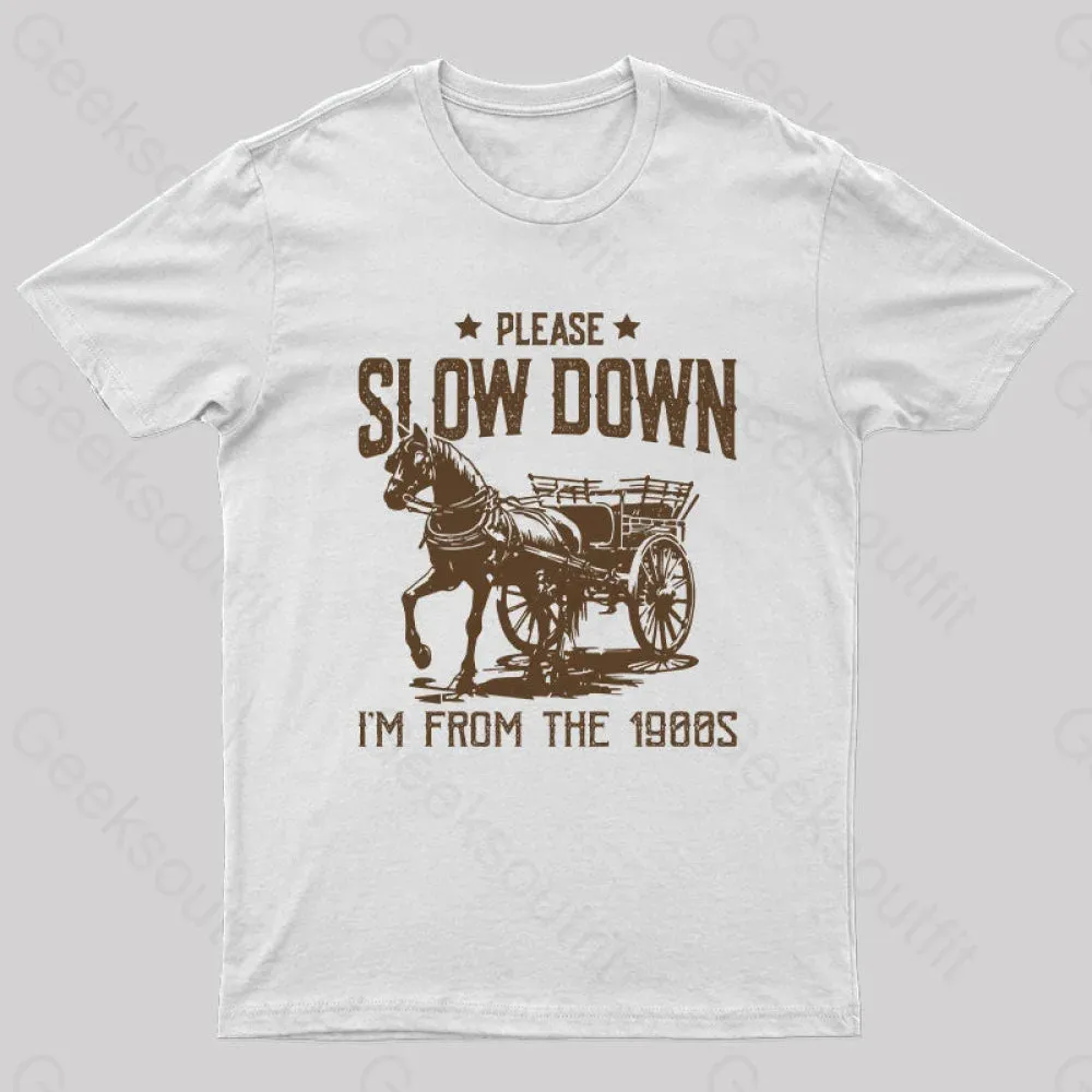 Please Slow Down I‘m From The 1900s T-Shirt - Image 4