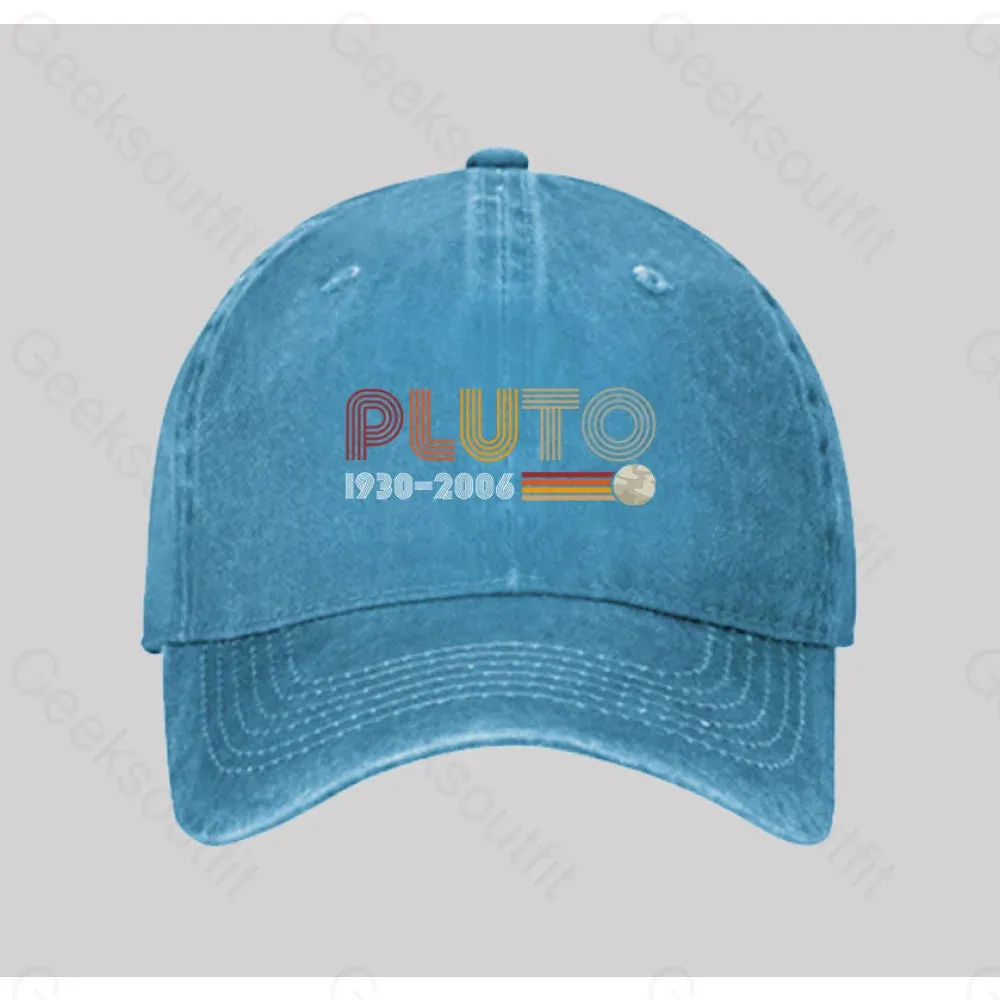 PLUTO Washed Vintage Baseball Cap - Image 3