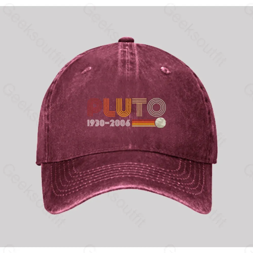 PLUTO Washed Vintage Baseball Cap - Image 4