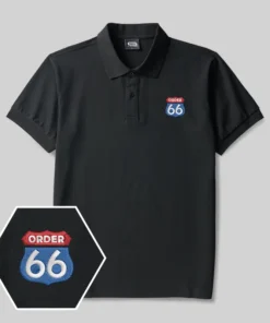 Order 66 Geek Embroidered Polo Shirts