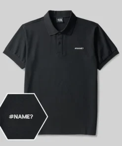 Name Geek Embroidered Polo Shirts