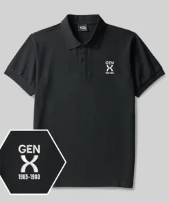 Generations Era Geek Embroidered Polo Shirt