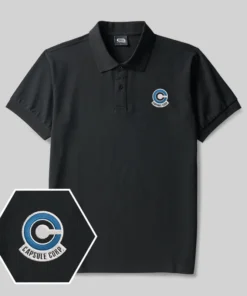 EcoTech Geek Embroidered Polo Shirt