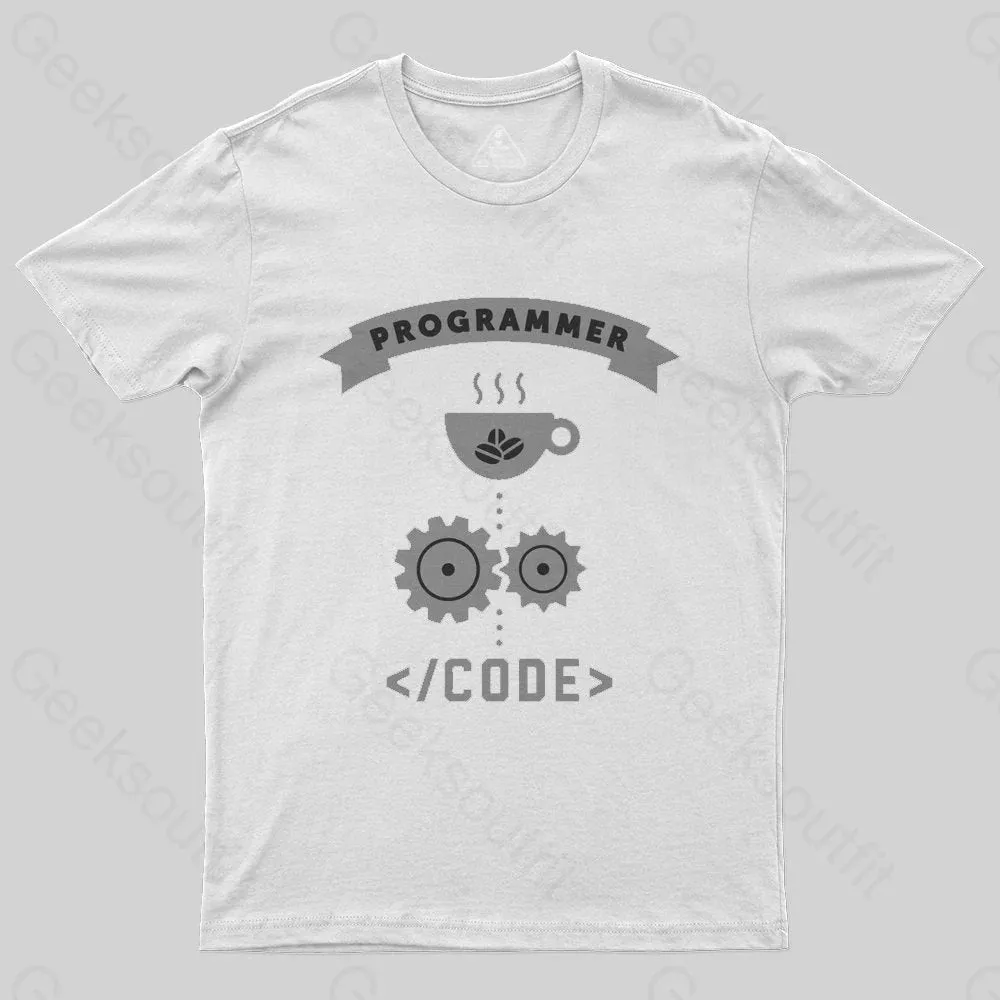 Programmer Coffee Code T-Shirt - Image 2