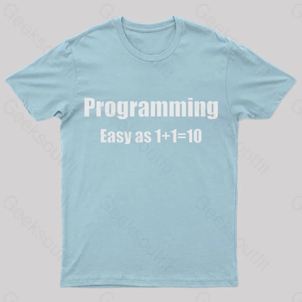 Programming Binary Joke Geek T-Shirt - Image 7