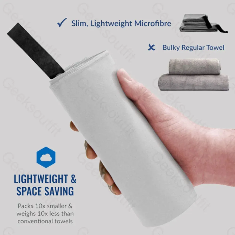 Capybara and Plants Quick Drying Beach Towel - Image 4