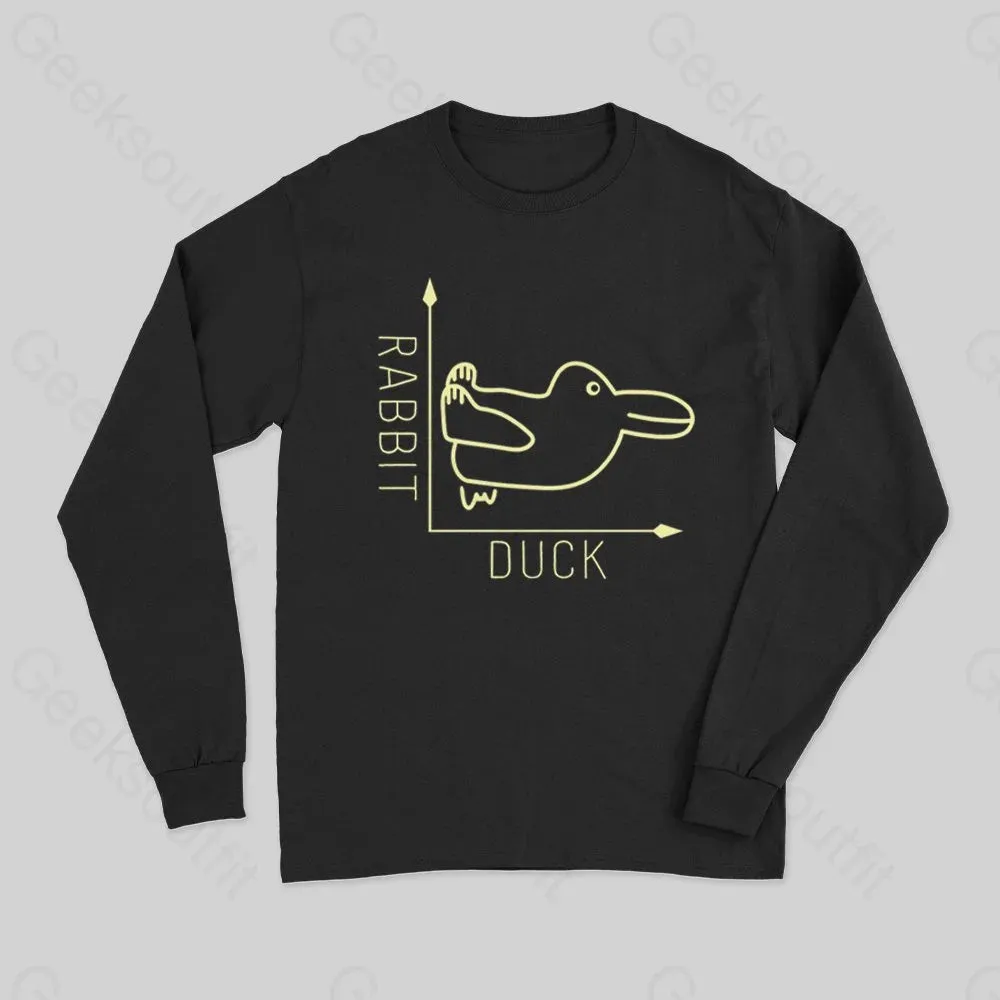 Rabbit or Duck Long Sleeve T-Shirt - Image 2