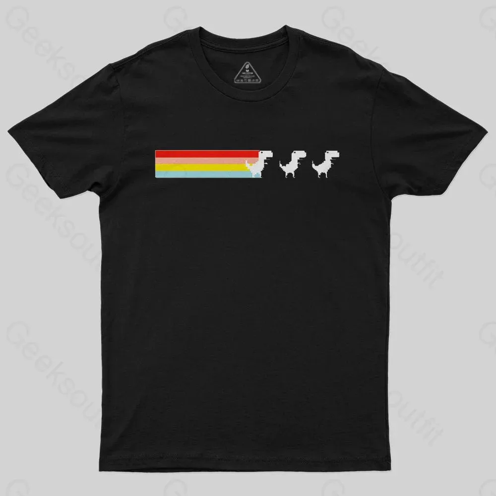 Rainbow Fart Dinosaur T-Shirt