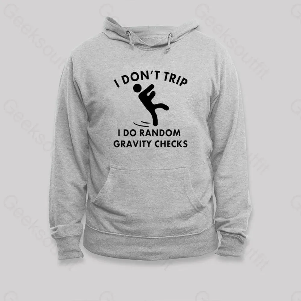 Random Gravity Checks Funny Hoodie - Image 4