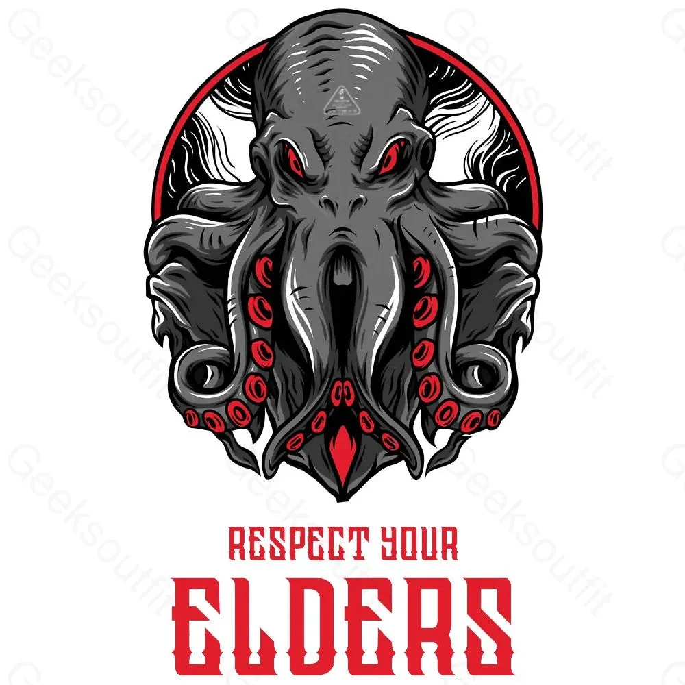 Respect Your Elders | Cthulhu | Gangster Cthulhu Essential T-Shirt - Image 7