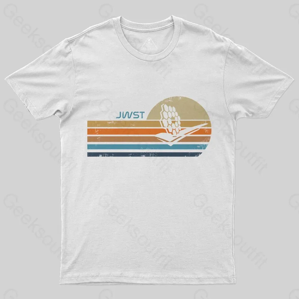 Retro JWST James Webb space telescope T-Shirt - Image 2