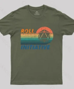 Alternative view of Roll Initiative T-Shirt