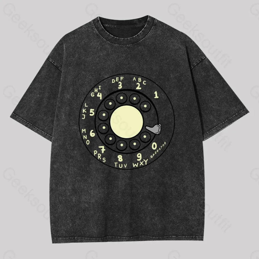 Rotary Dial Vintage Washed T-Shirt - Image 2