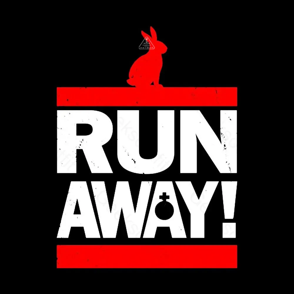 Run Away from the Rabbit! T-Shirt - Image 5