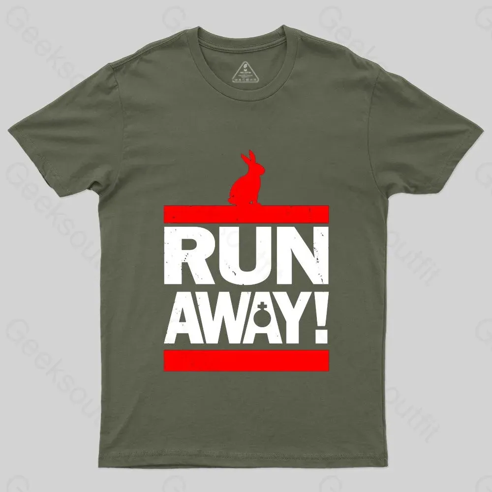 Run Away from the Rabbit! T-Shirt - Image 3