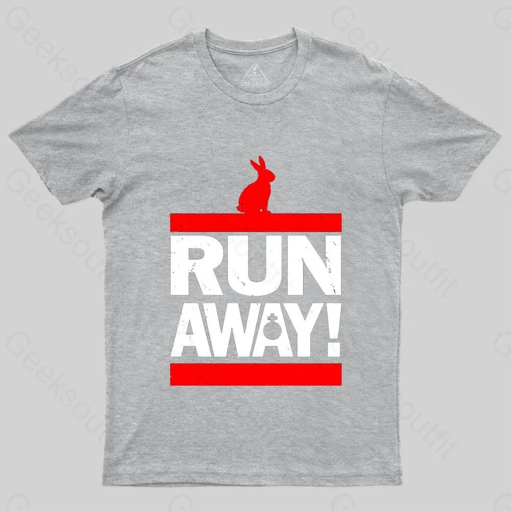 Run Away from the Rabbit! T-Shirt - Image 4