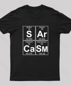 Alternative view of S-Ar-Ca-Sm (sarcasm) T-Shirt