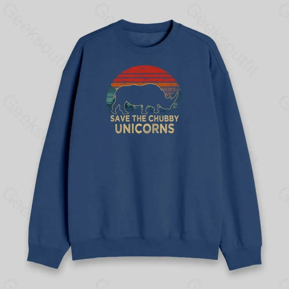 Save The Chubby Unicorns Sweatshirt - Image 2