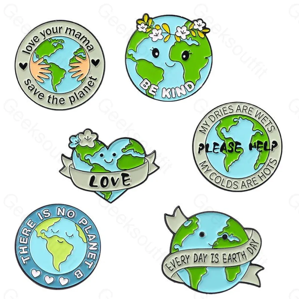 Save The Earth Enamel Pins - Image 7
