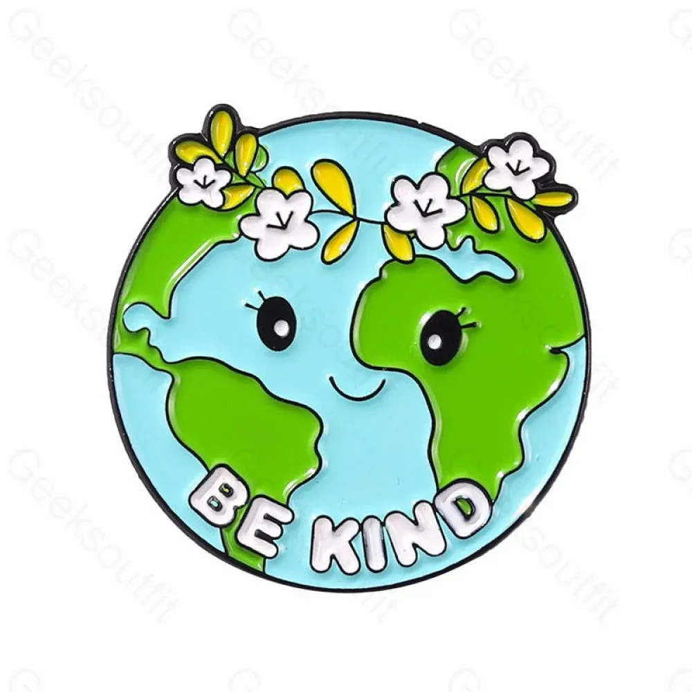 Save The Earth Enamel Pins