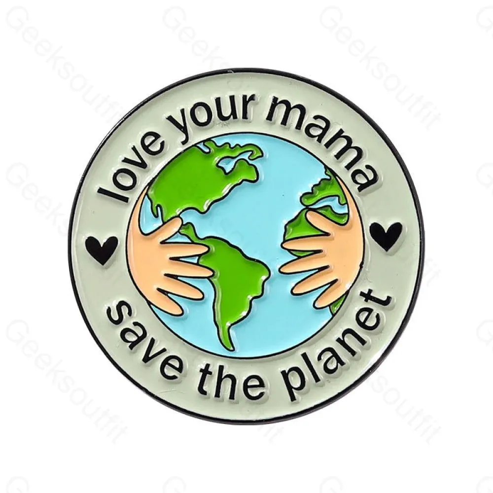 Save The Earth Enamel Pins - Image 2