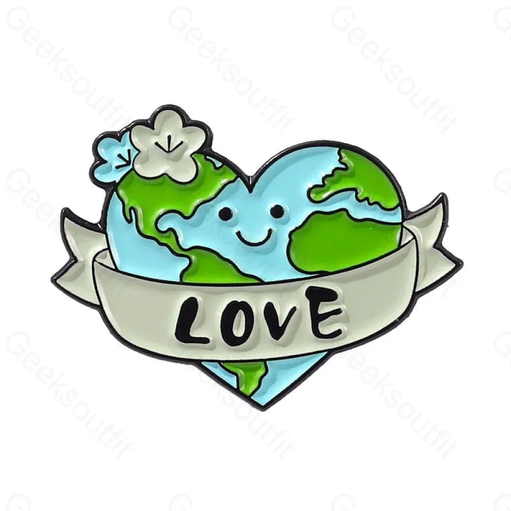 Save The Earth Enamel Pins - Image 6