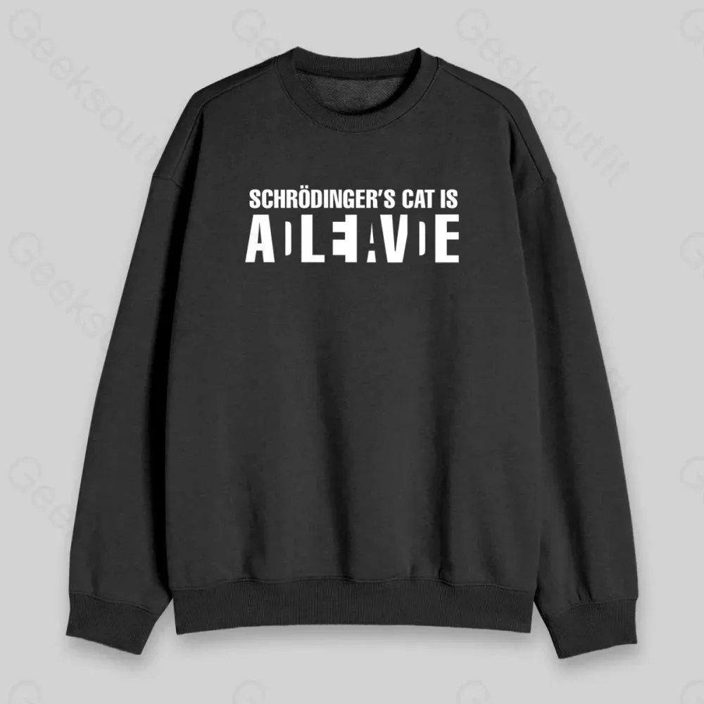 Schr?dinger's Cat ADLEIAVDE Sweatshirt - Image 2
