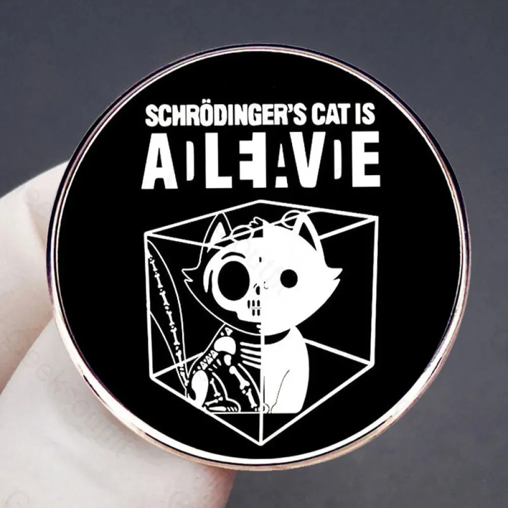 Schr?dinger's Cat Pins