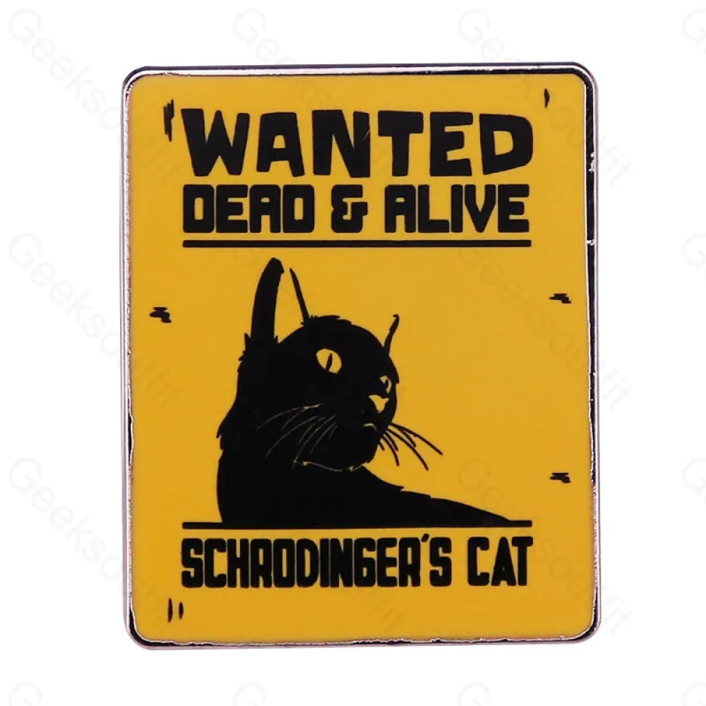 Schr?dinger's Cat Pins