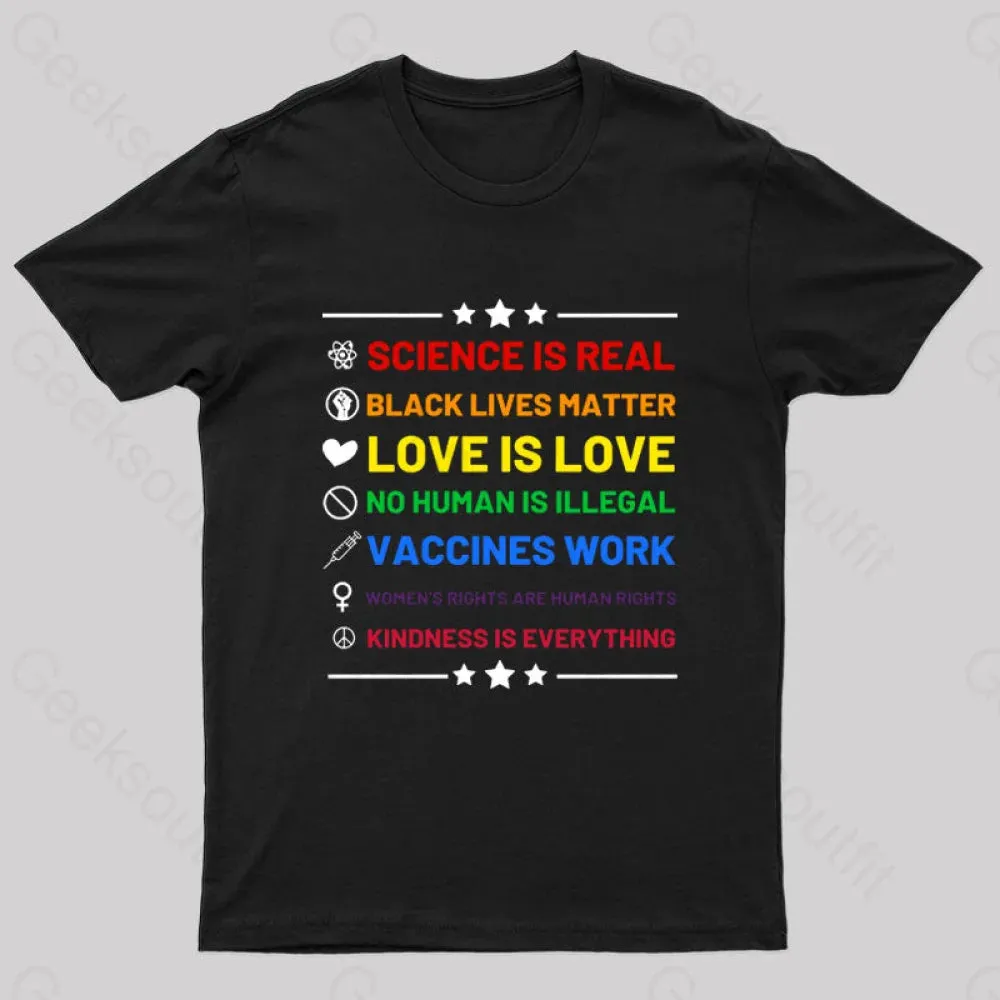 Science is Real Geek T-Shirt - Image 2