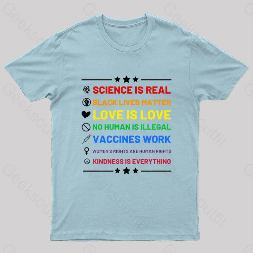 Science is Real Geek T-Shirt - Image 6
