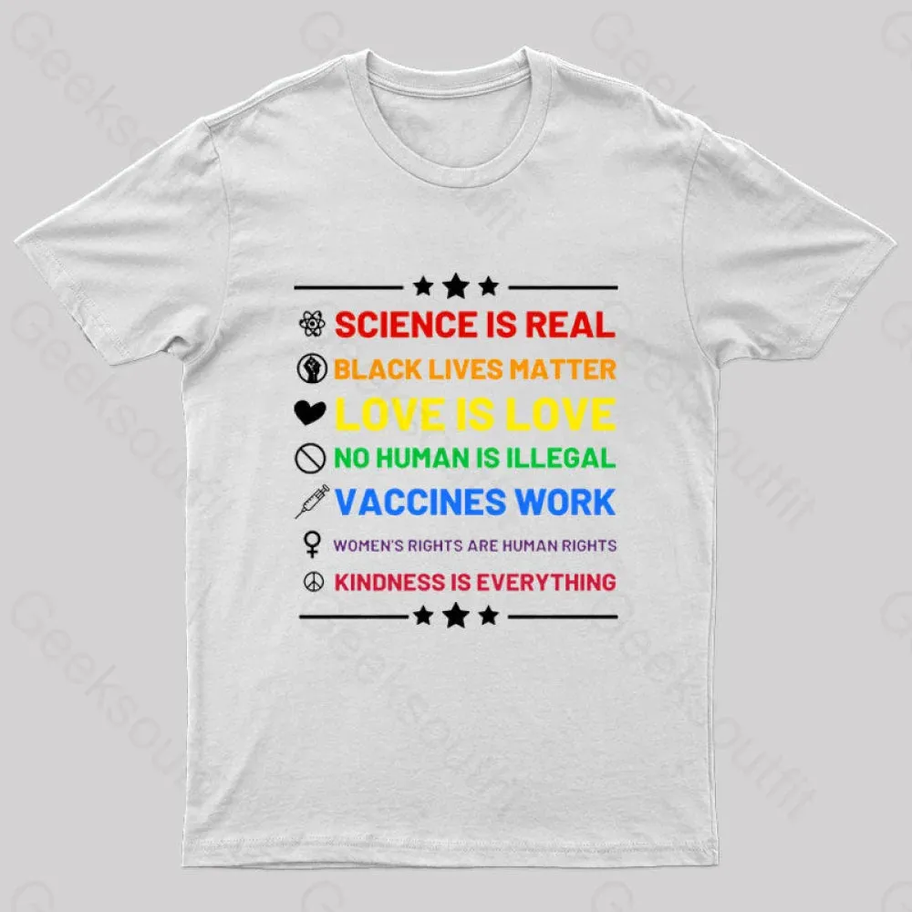 Science is Real Geek T-Shirt - Image 7