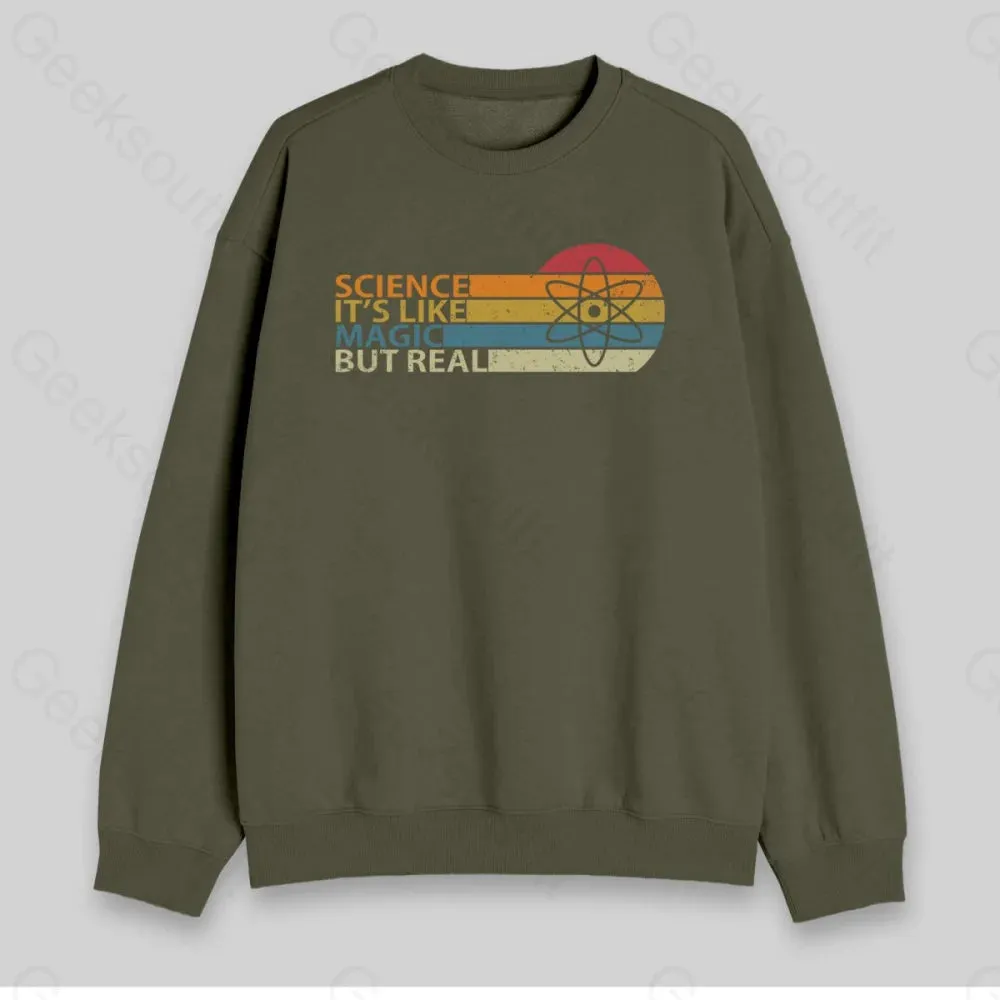 Science It's Like Magic But Real Sweatshirt - Image 4