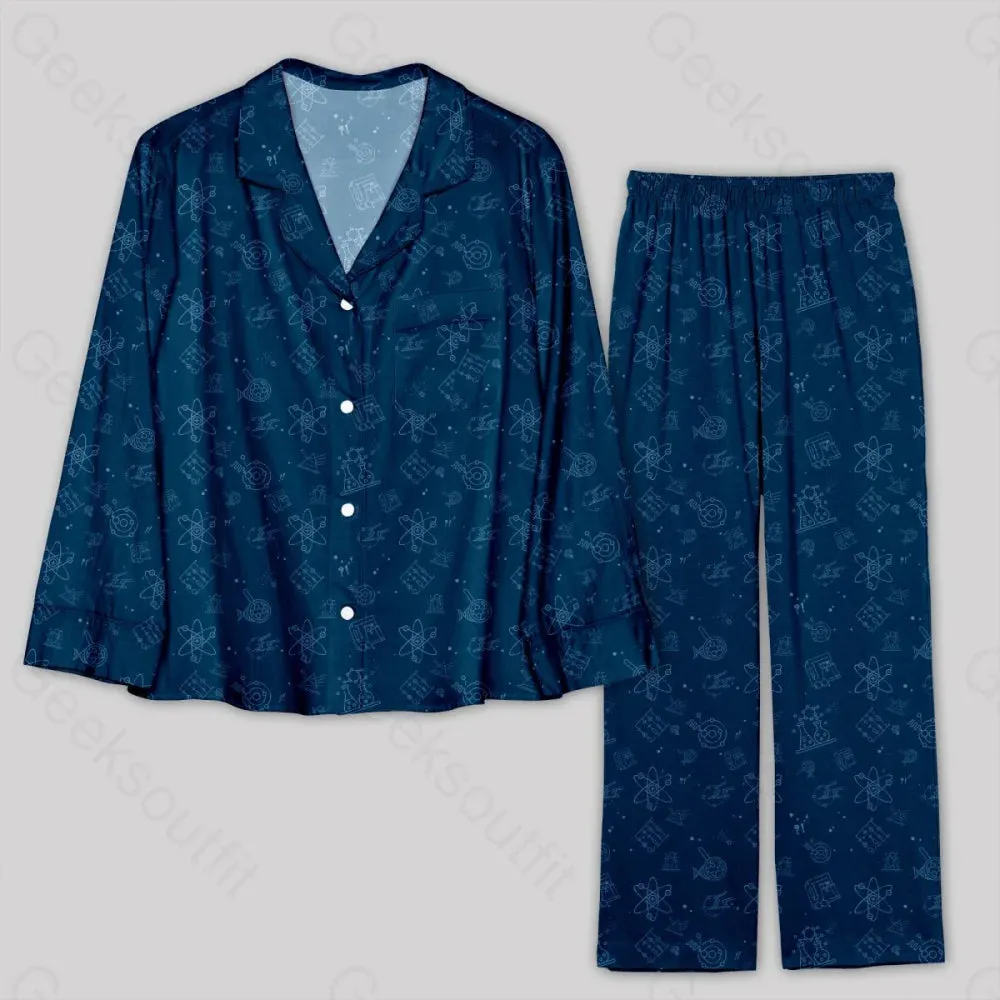 Science Lab Navy Pajama Sets