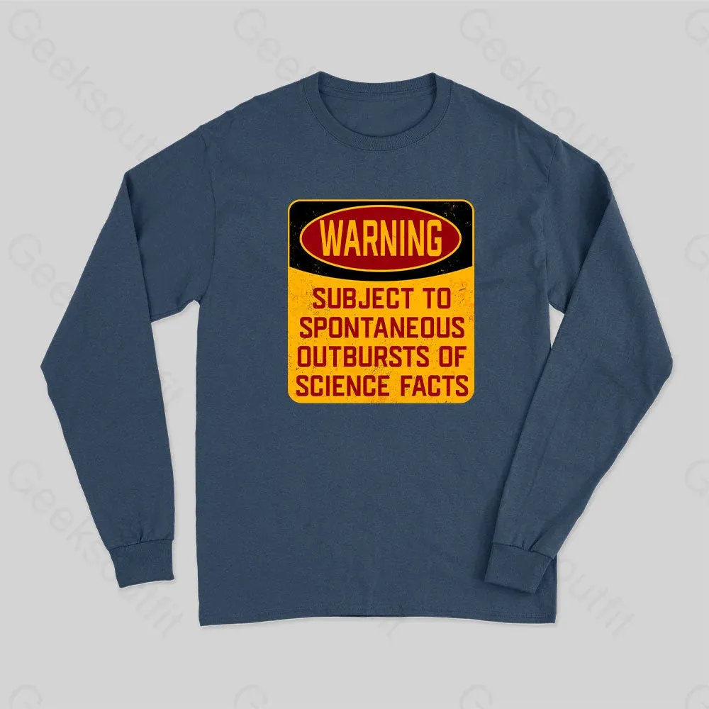 Science Warning Long Sleeve T-Shirt - Image 2