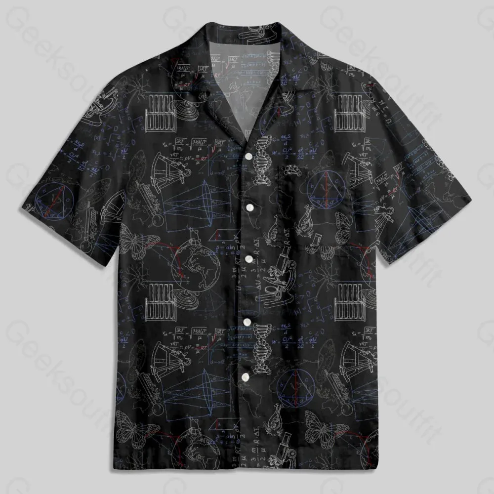 Scientific Instruments and Formulas Button Up Pocket Shirt - Image 2