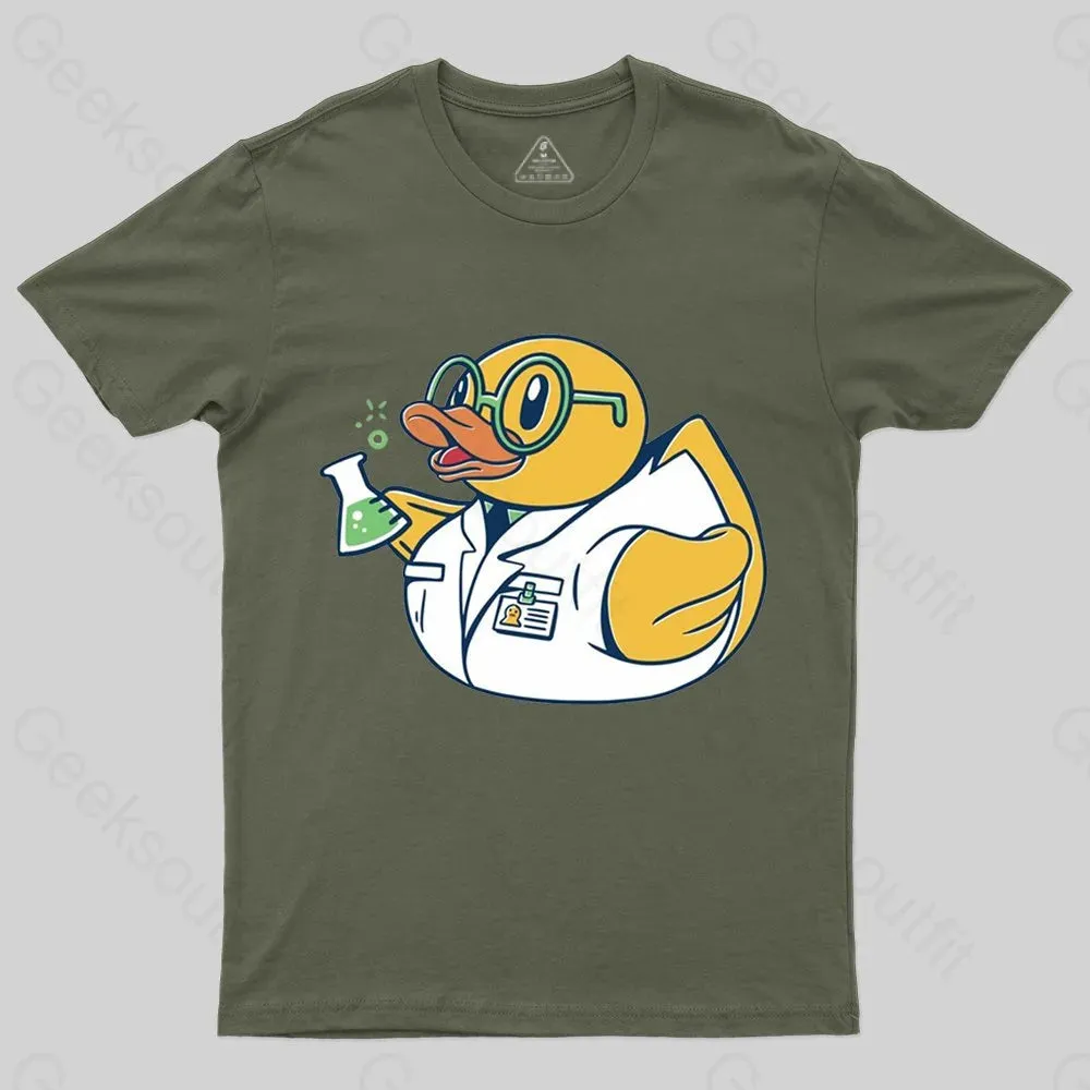Scientist Rubber Duck Chemist T-shirt - Image 4