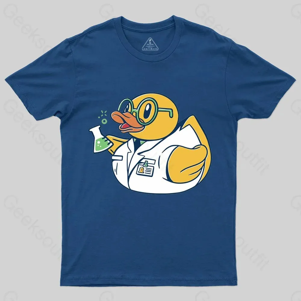 Scientist Rubber Duck Chemist T-shirt - Image 3