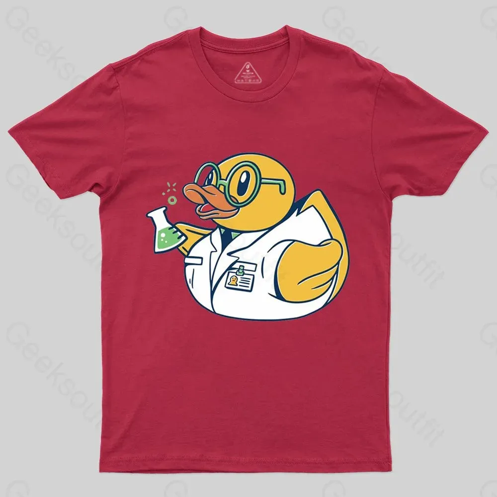 Scientist Rubber Duck Chemist T-shirt - Image 7