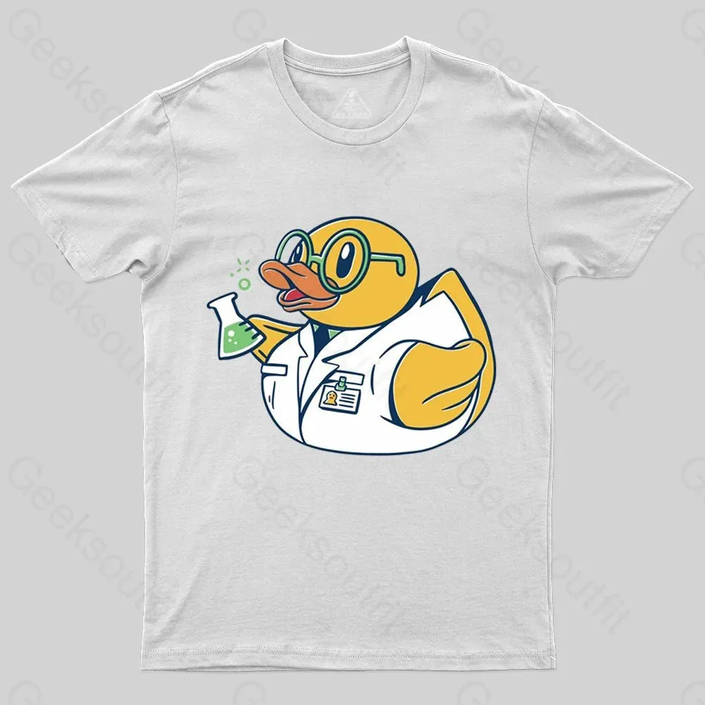 Scientist Rubber Duck Chemist T-shirt - Image 2