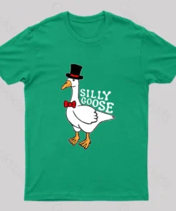 Alternative view of Silly Goose With Top Hat T-Shirt