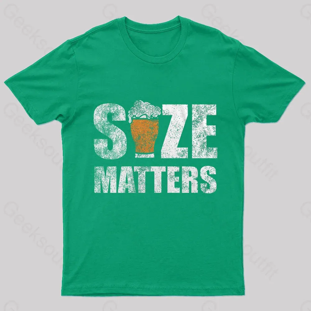 Size Matters Nerd T-Shirt - Image 4