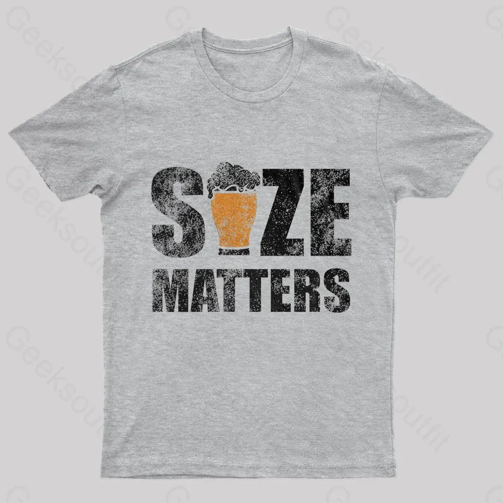 Size Matters Nerd T-Shirt - Image 6