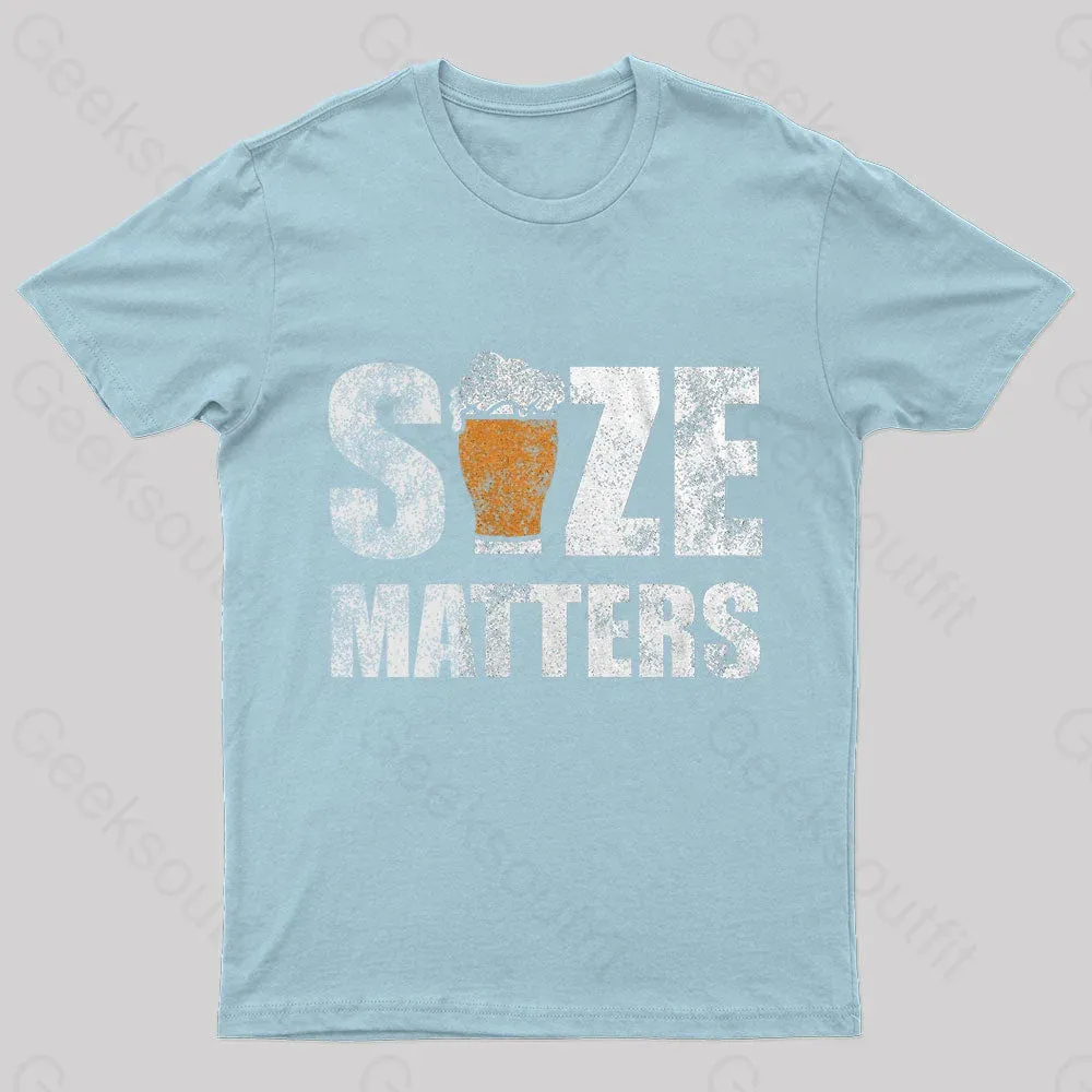 Size Matters Nerd T-Shirt - Image 7