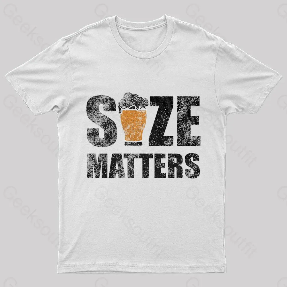 Size Matters Nerd T-Shirt - Image 8